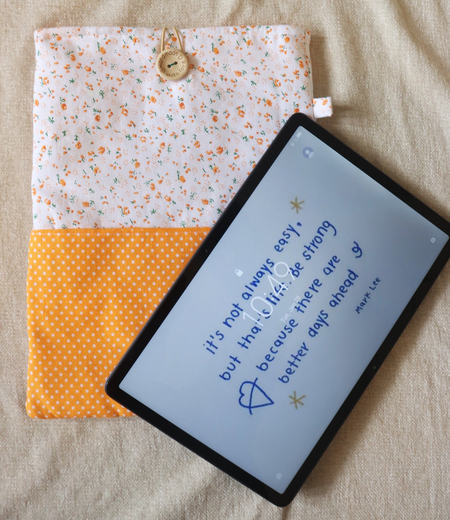 Flowery Tablet Cover